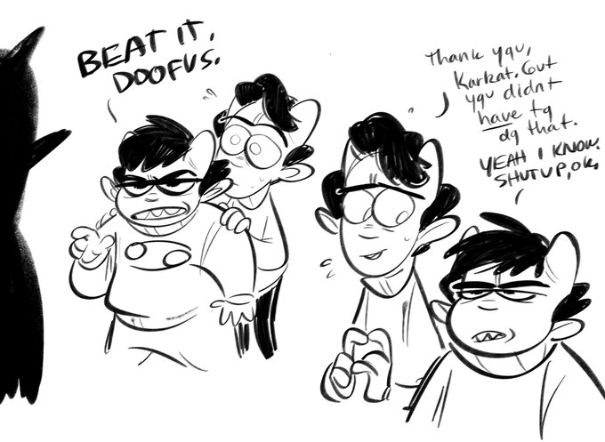 He didn't have to but he did. #Homestuck #homestuckfanart #karkatvantas #kankrivantas 
