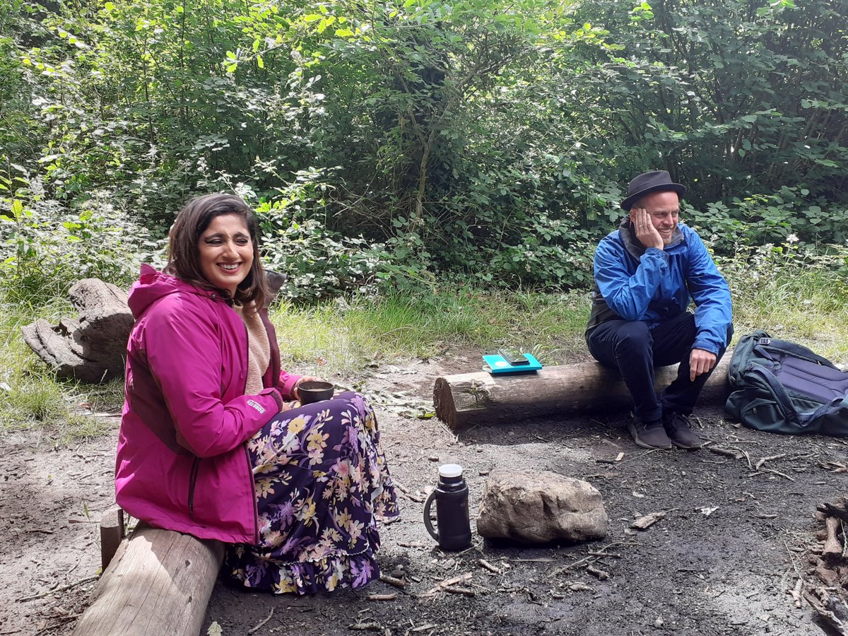 capefarewell's tweet photo. A beautifully poetic Sunday filming in the woods with our amazing #sirenpoets 
@shaguftakiqbal @PeteTheTemp @LivTorc @ChrisEwhite have collaboratively written a poem to launch our project &amp; give you a taste of what's to come.
Trailer coming soon!
#climateisculture #ClimateCrisis https://t.co/0R9X0nRUWV