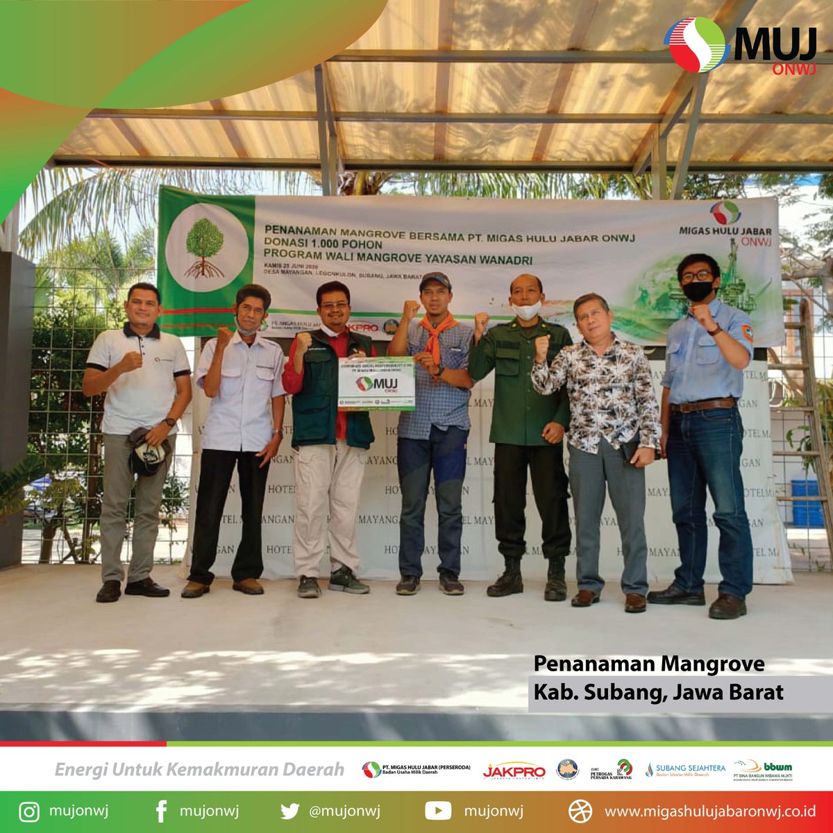 MujOnwj's tweet photo. Pada TW II 2020, PT Migas Hulu Jabar ONWJ bersama mitra penyalur melaksanakan kegiatan CSR di beberapa daerah sepanjang WK ONWJ.
#mujonwj
#migashulujabaronwj
#migashulujabar
#jakpro
#petrogaskarawang
#bumiwiralodraindramayu
#subangsejahtera
#binabangunwibawamukti https://t.co/KzFBXSrixP