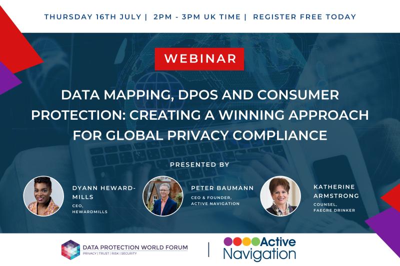 RISK_events's tweet photo. Webinar: Learn how data mapping complements data security AND privacy, and how to rapidly build a data inventory to achieve and maintain compliance with regulations such as GDPR. 

- 16th July
- 2PM BST

Register Free - https://t.co/RPr5DYdj6F

#datamapping #GDPR @ActiveNav https://t.co/qO2BHl7Aul