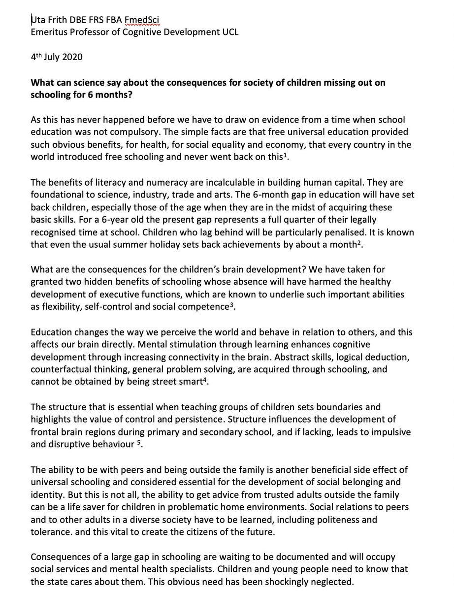 utafrith's tweet photo. Here's a summary of my concern with school closures. Goes with @sjblakemore piece 3rd July. This and more to appear on new website created by @SelfHarmNotts https://t.co/zt4hPxNttt