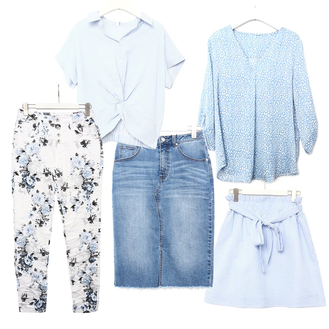Mycolloseum_com's tweet photo. Blue blue blue... 💙
#mycolloseum #outfits #blue #floral #denimskirt #blouse #pants #skirt #ootd #inspiration #fashion https://t.co/b6E2Y7HVsY