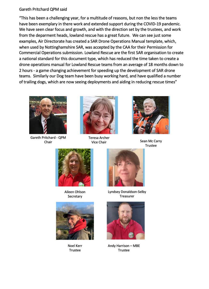 LowlandRescue's tweet photo. Lowland Rescue held its AGM this Sunday, providing a report on the years' work, and some impressive statistics and growth

1500+ Operational members
500+ Support members
740+ Rescue operations
80,000+ person hours volunteered https://t.co/tLfbF6d8BG