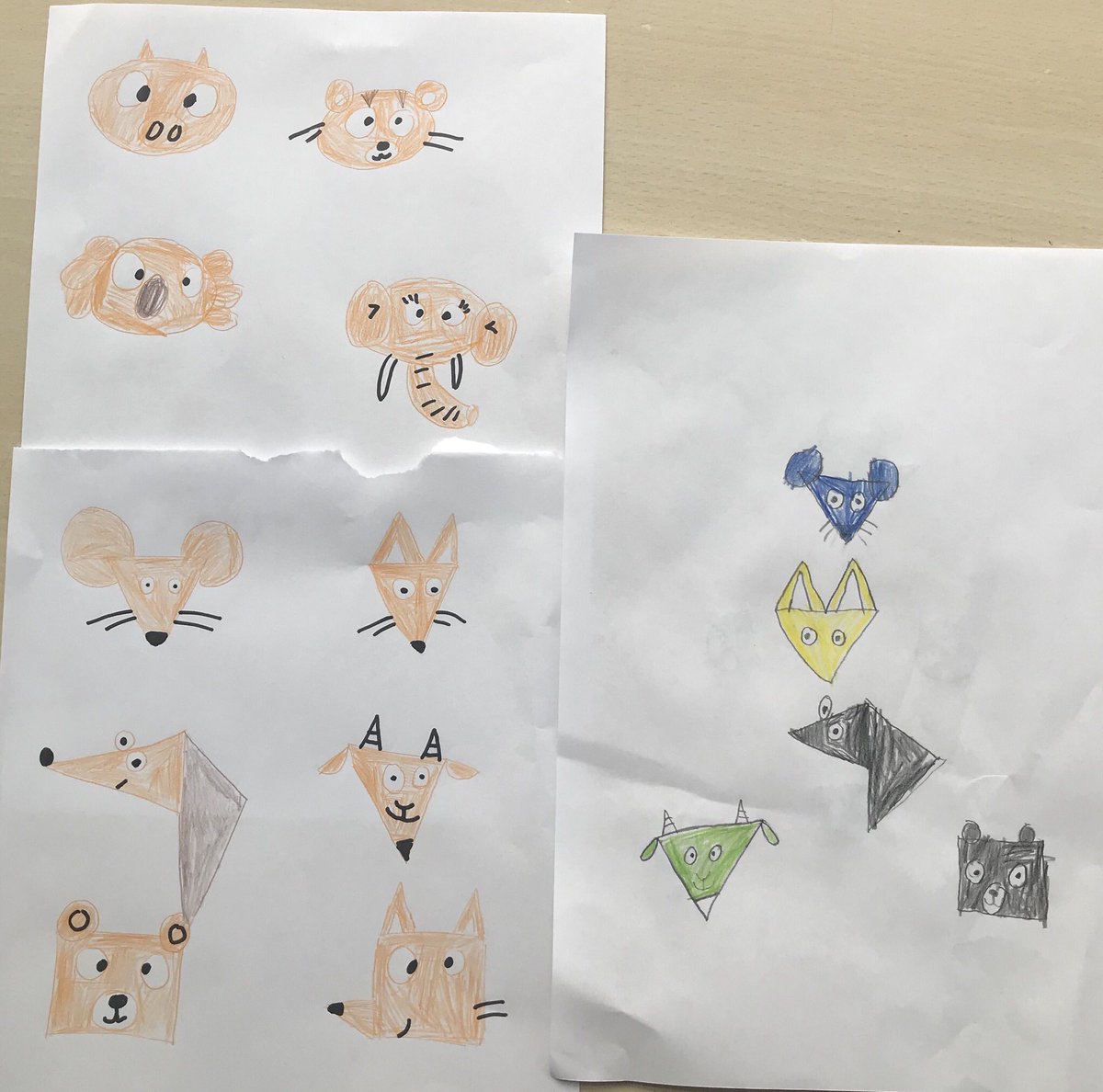 MrsShehzadLHS's tweet photo. Team Sunflower have kicked off Maths week with a super challenge of drawing by shape! @MrsgreenLHS @MissTobieLHS @LHS_Watford https://t.co/XhSWujyKM7
