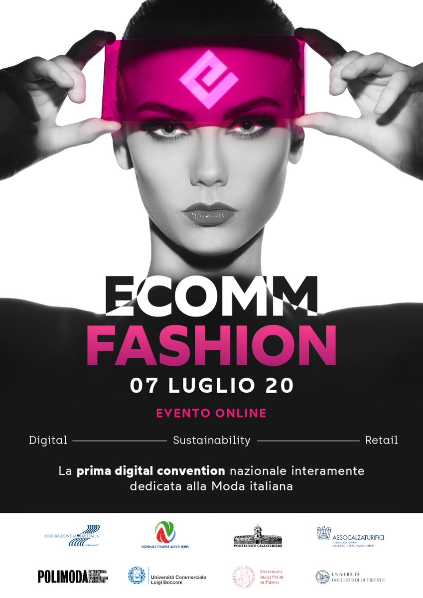 RosalbaRadica's tweet photo. Ecomm Fashion 2020: il convegno online dedicato alla Moda italiana.
@FederModaItalia @sistemamoda_it @cameramoda
#EcommFashion #Convention #Digital
https://t.co/Au8eBpCBc6 https://t.co/gRI9hBcFP6