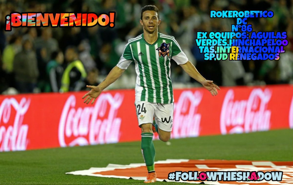 ⚽ MERCADO ⚽

Anunciamos el olfato de gol personificado, el crack de ganar las espaldas, bienvenido a tu nueva casa! @rockerobetico 💪✌️✌️⚡

#FOLLOWTHESHADOW