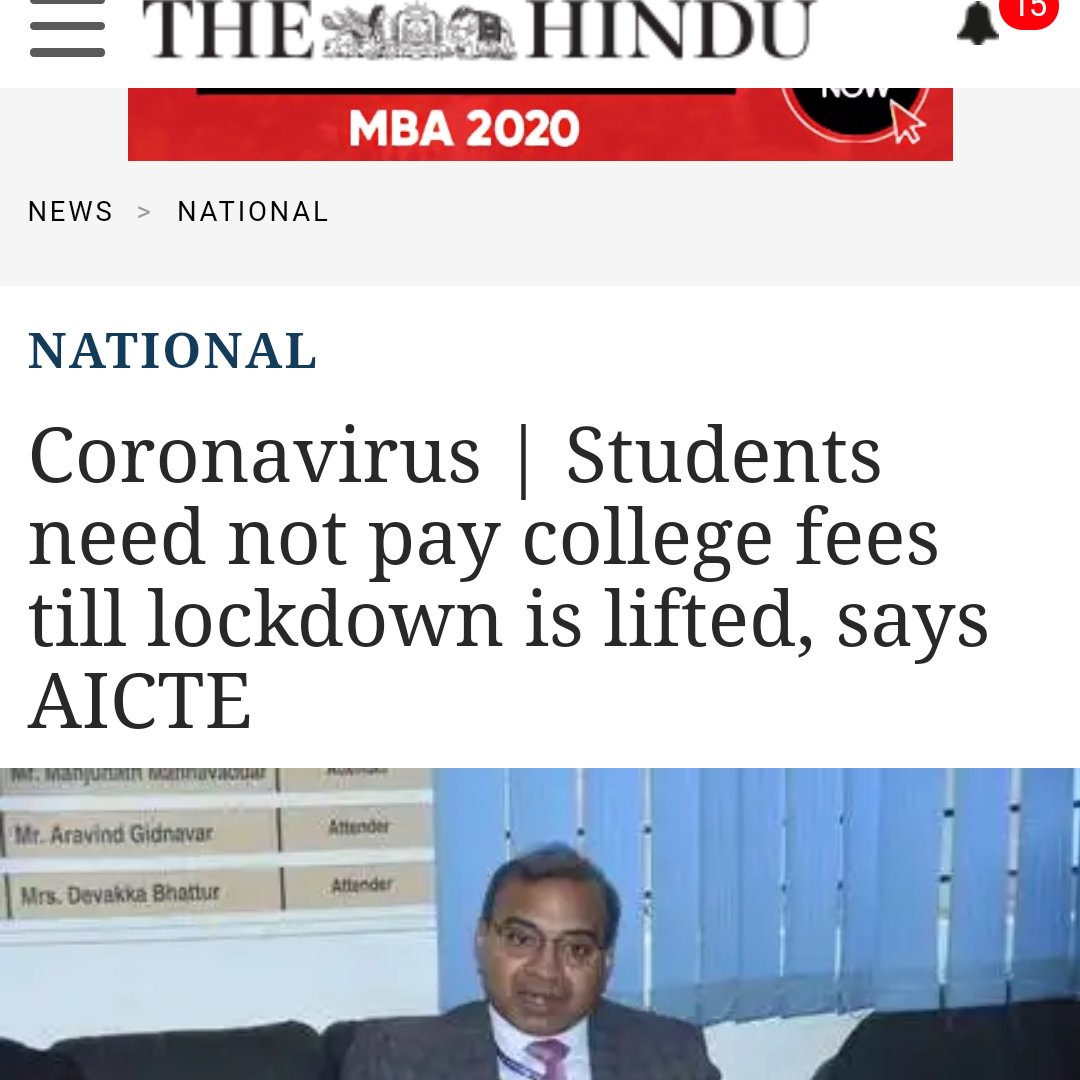 _MeraMann_'s tweet photo. Even after the notice from @AICTE_INDIA our college is asking a huge amount of fees which is totally irrelevant for online classes.
#feeskamkaro 
@HindustanTimes 
@AKTU_Lucknow https://t.co/RYu8rtjTub