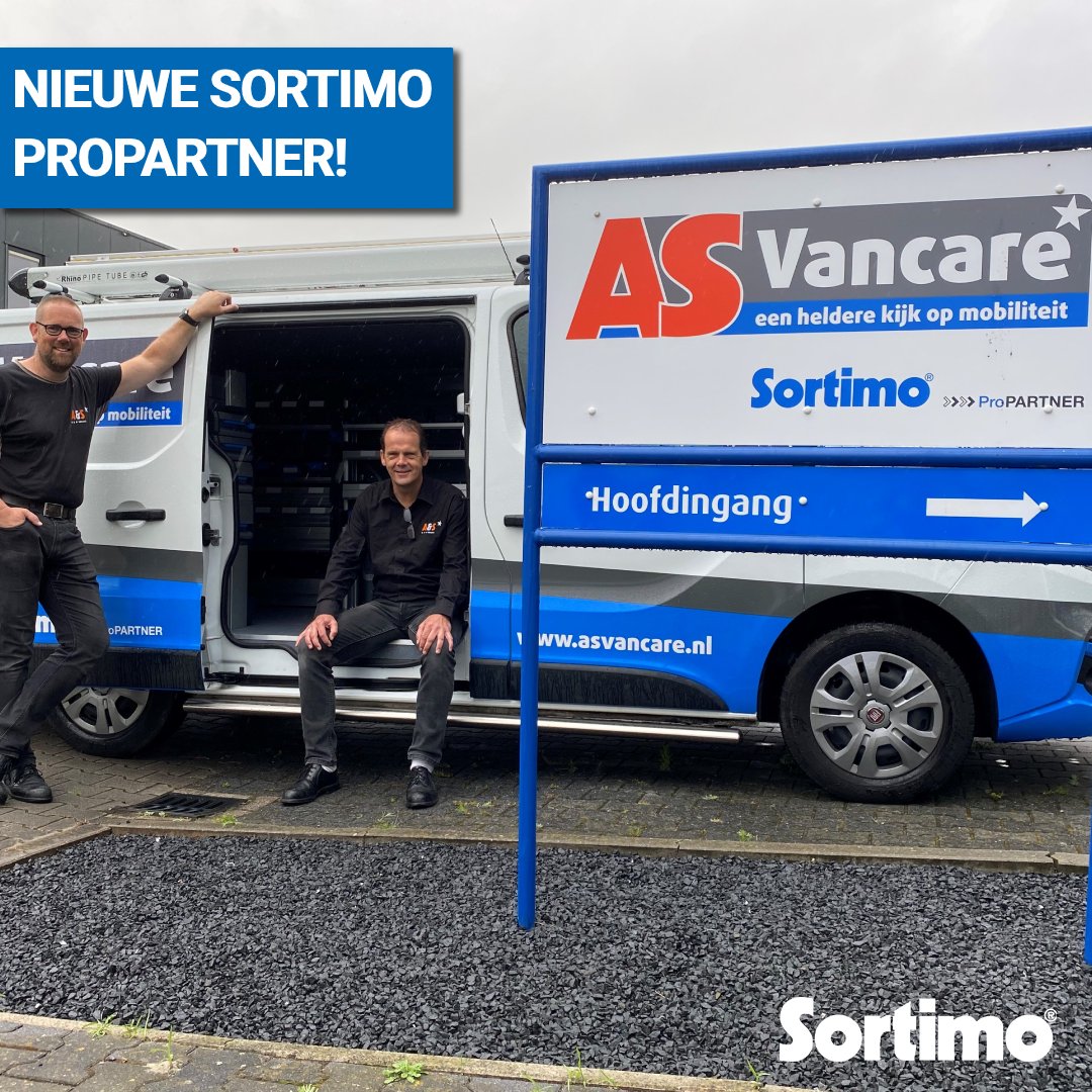Wij verwelkomen een nieuwe ProPartner! Wij zijn verheugd dat A&amp;S Vancare uit Kolham (Groningen) ons netwerk komt versterken. 

A&amp;S Vancare heeft als doel om vakmensen en hun materialen naar de werkplek te brengen door mobiliteit op maat te leveren. 

asvancare.nl/sortimo/