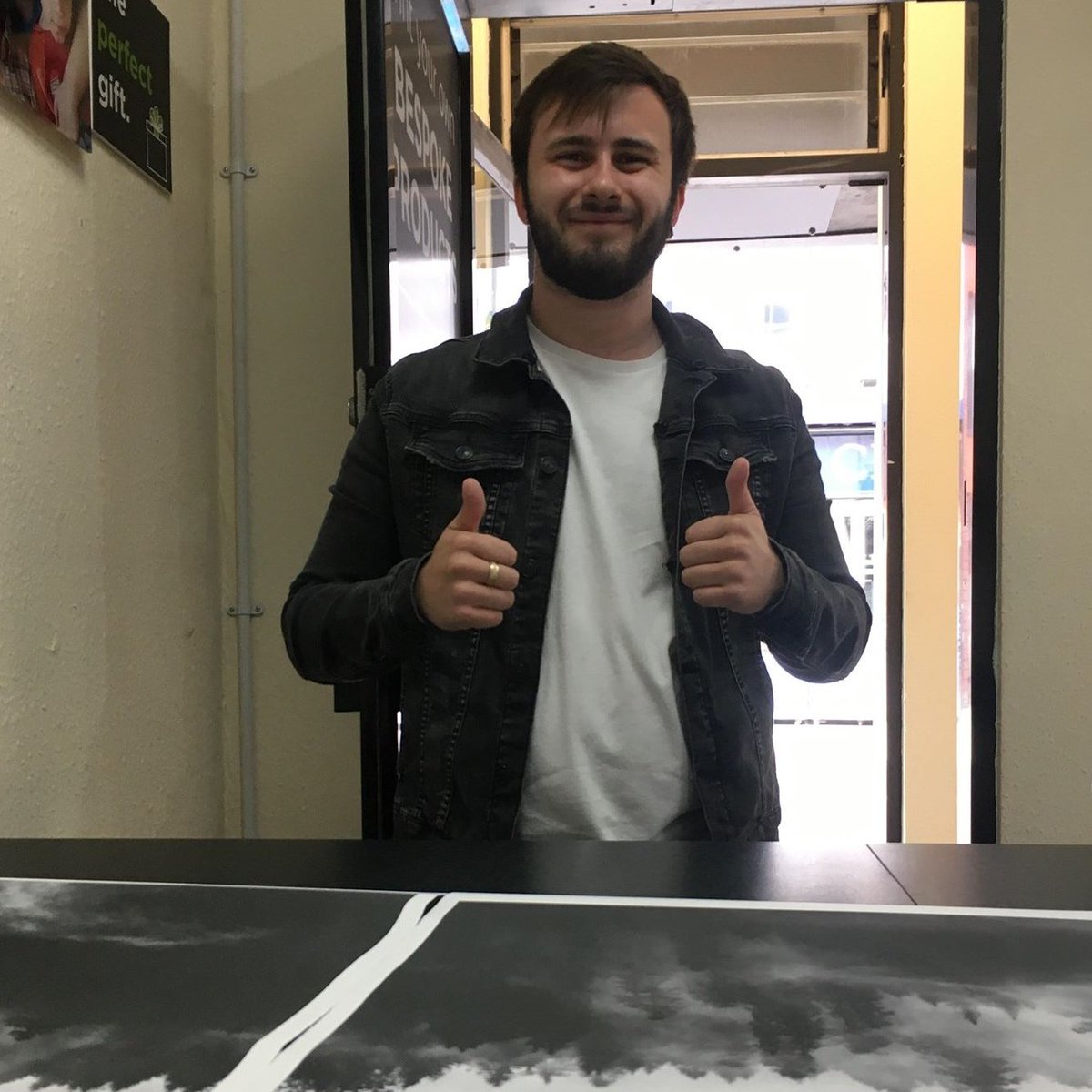 Print_Centre's tweet image. Here is a happy customer who printed his amazing wall art with us... 📷

Order your #prints today with our safe and secure click &amp;amp; collect service 😊

Email us at ✉️sales@printcentrecardiff.com or 📞02920 665049 for more information!