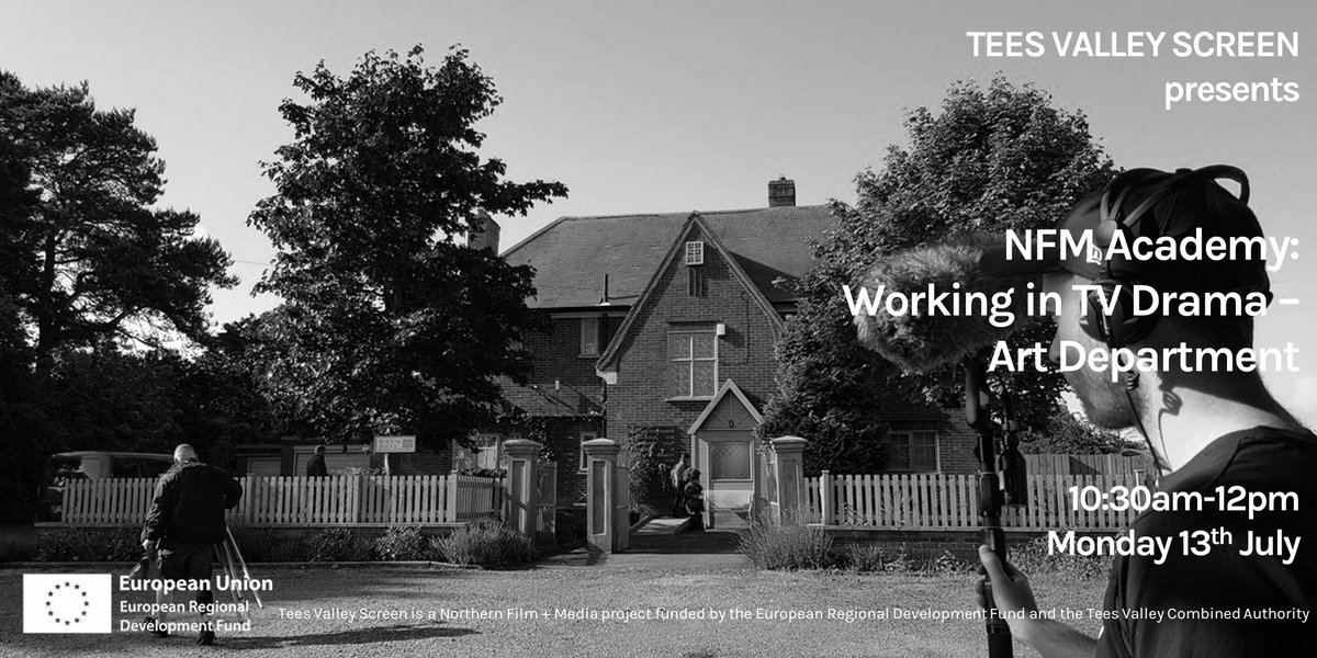 EVENT: @nfmacademy 'Working in TV Drama - Art Department' ✨

Are you artistic &amp; creative? Interested in designing to a director's vision? Learn all about the Art Department &amp; what it takes to become part of it w/ production designer Lisa Davidson.

Book: …tvdramaartdepartment.eventbrite.co.uk