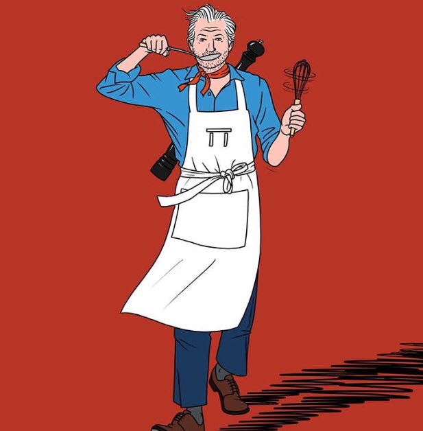 « On y va ! » La phrase de mes lundis matins depuis des années... Merci @jeanmicheltixier pour ce cadeau. Ses dessins décalés posent un regard cynique, moqueur mais bienveillant sur la société. Il collabore avec le @newyorkermag @hermes <a href="/m_magazine/">M Magazine</a>