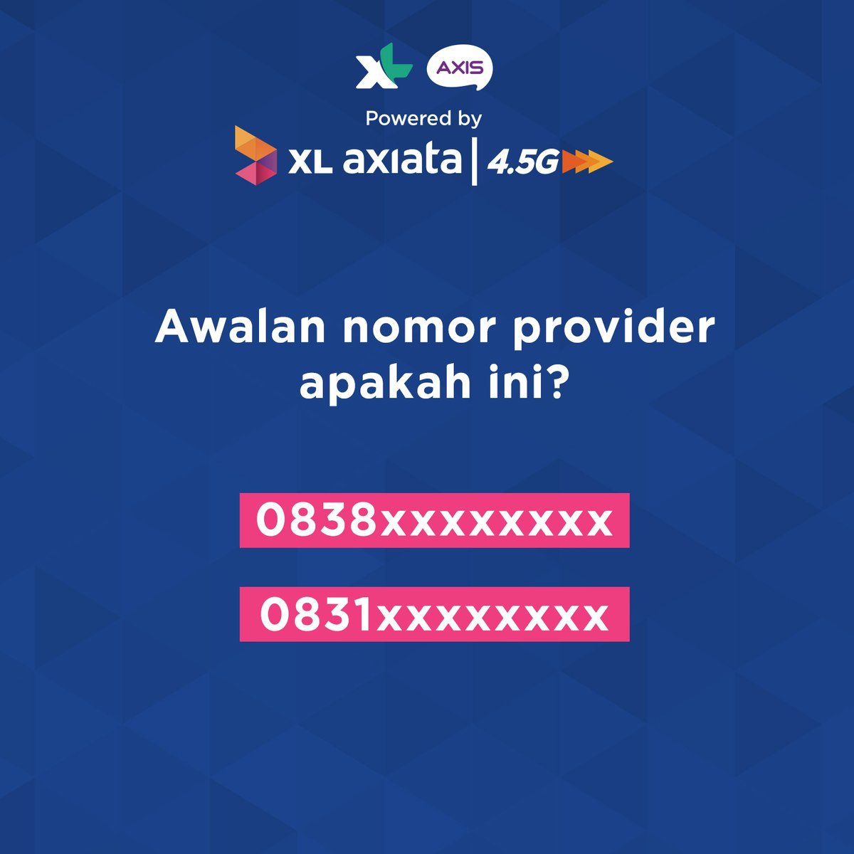 XLSMART's tweet photo. Biar gak pada bete sama hari Senin, nih aku ada giveaway pulsa 200ribu untuk 4 orang pemenang!

Gak ribet pokonya, cek pertanyaan di gambar 👇👇

#JaringanInternetStabil #Fiberisasi #MajuTerus
@myXL @AXISgsm https://t.co/yxVy8pIr84