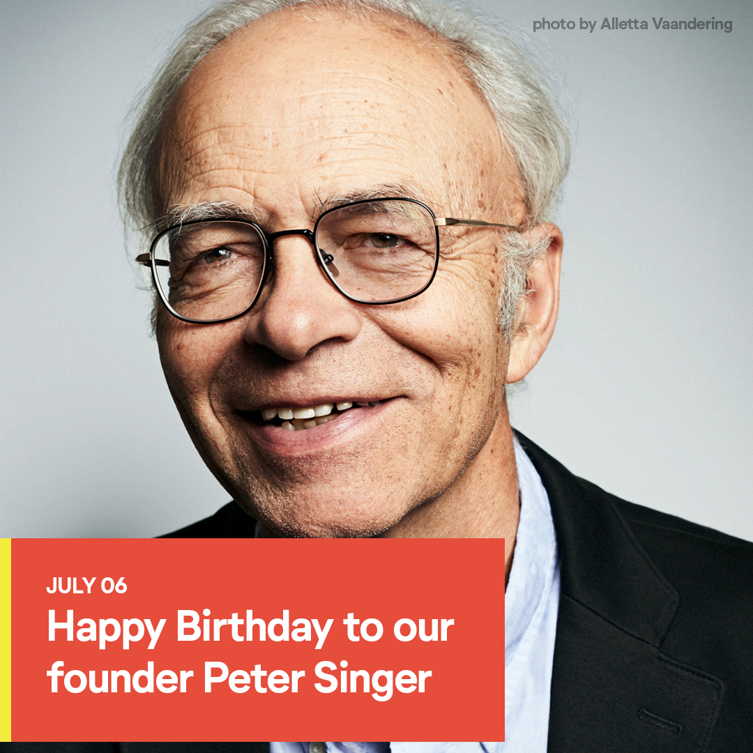Happy Birthday Peter Singer! 
