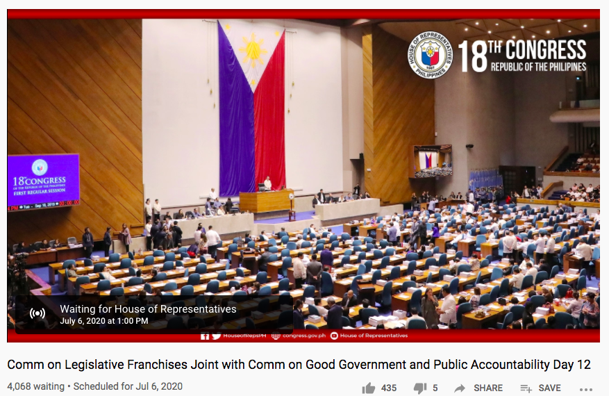 This is likely the last, and the most important, of the 12 sessions of  #ABSCBNhearing at the  @HouseofRepsPH. Lawmakers will focus on the alleged media bias in the Lopez family-led network's coverage of the 2016 elex, which brought Duterte to power. 