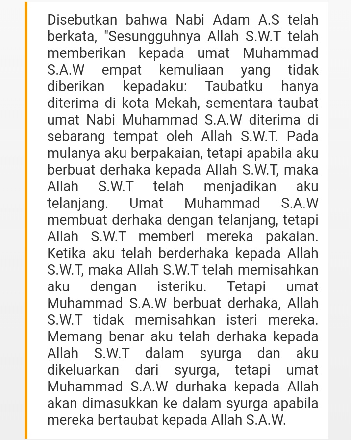 Artikelislam2's tweet photo. Kelebihan Umat Rasulullah S.A.W

#hijrah #artikel #istiqomah #pejuangdakwah #sampaikanwalauseayat #istiqomahtanpabatas #tentangislam https://t.co/7LCAvCTLa9
