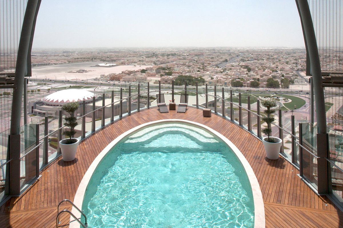 TheTorchDoha's tweet photo. When the sun is up, there is only one way to cool down…
At least for a little bit longer though, all we can do is enjoy the view!😎
#summerloading #thetorchdoha #summerindoha #summerinqatar #swimmingpool #breathtaking #view #skyhigh https://t.co/JeUkK528Bx