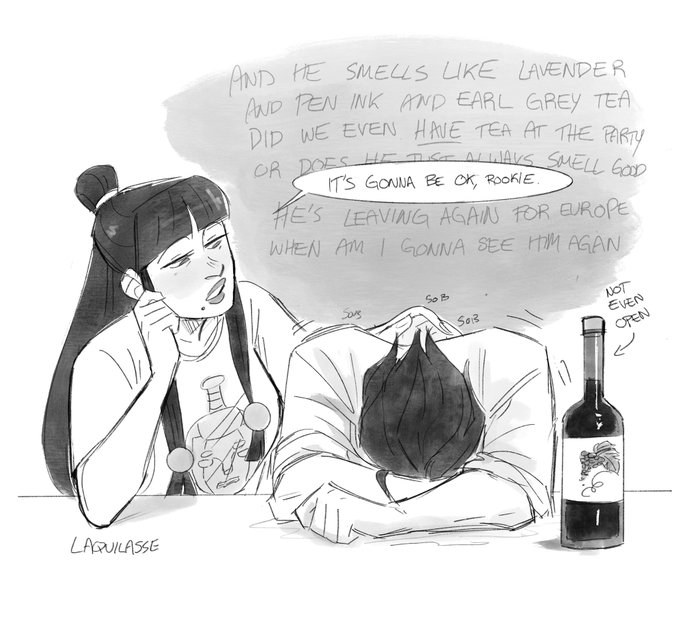 A simple narumitsu day 5 doodle: Opposites! #nmweek20 