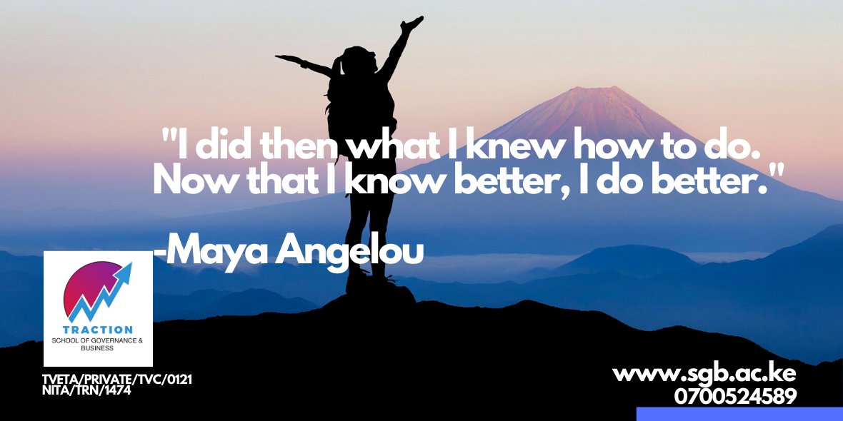 Traction_sgb's tweet photo. Advance your education/career with #TractionLiveOnlineClasses so you can do things better!
#MondayMotivation #Education #Governance #Business #School #TractionLiveOnlineClasses #TractionOnlineLearning https://t.co/Sd1sQqk1Hc