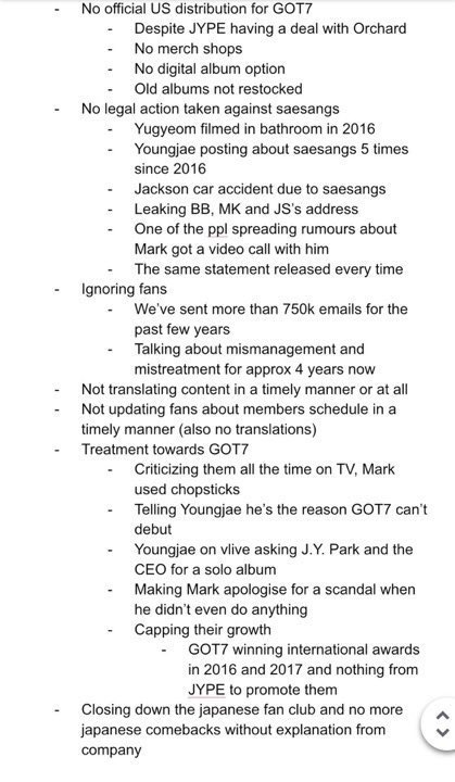 teamwangs's tweet photo. Post with these photos so the tag is filled with it ! JYPE @jypnation should know exactly what we're asking for !!!

#FairTreatmentForGOT7 
#제왑_본부별편차줄이자 
#GOT7  @GOT7Official https://t.co/u48ltSwu7U
