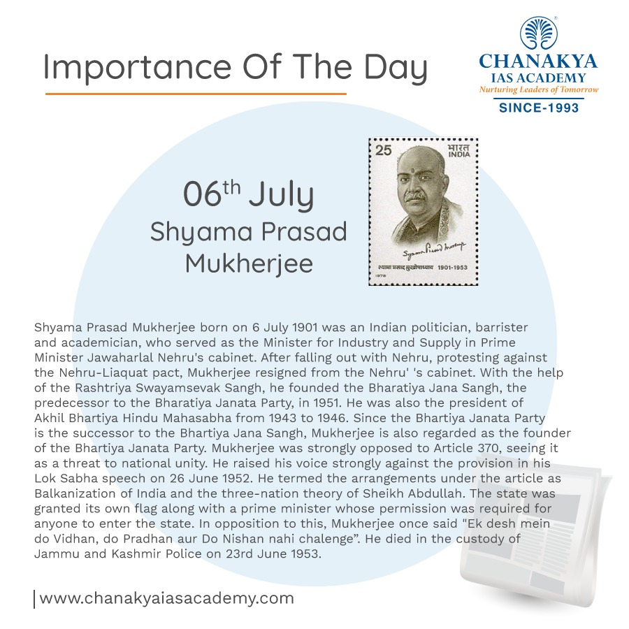 iaschanakya's tweet photo. Historical Importance Of The Day 06 July
Follow @chanakyaiasacademy for more update
#chanakyaiasacademy #learn #online #important #importantthingstoknow #importantday #monday #onlinelearning #focusonthegood #learning #knowledge #must #musttoknow #06july #importantdays https://t.co/6gDeUkZlSI
