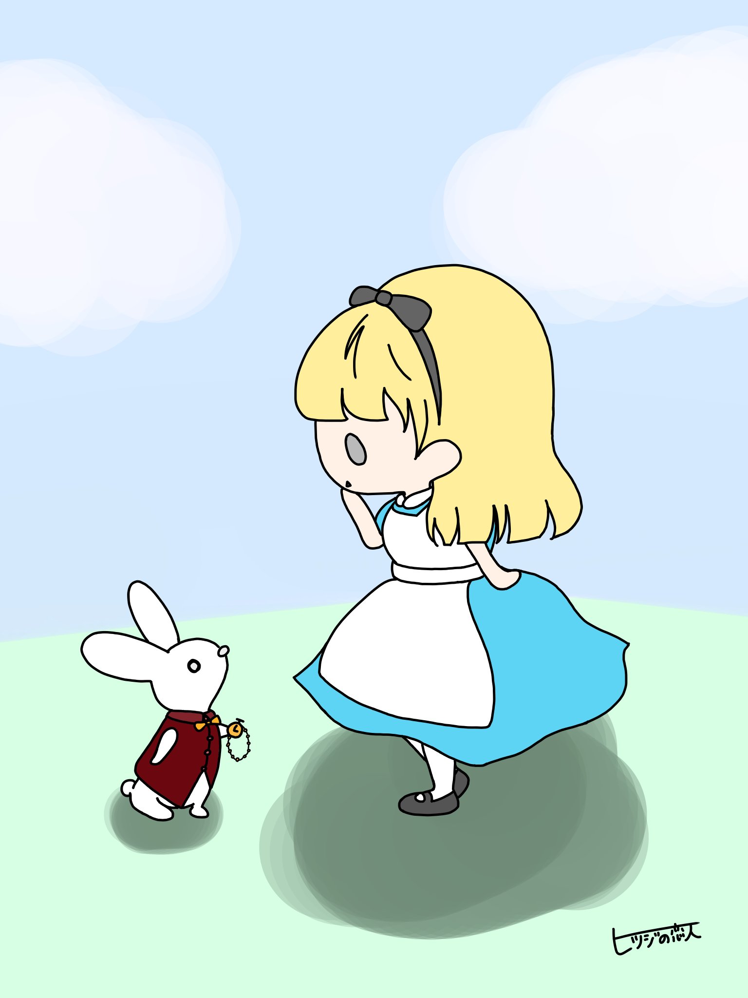 ヒツジの恋人 なんか授業で出てきたんで 不思議な国のアリス ささーっと描いてみた ついでに髪の短い子描きたくなったから 白雪姫 も描いてみた ゞ イラスト イラスト好きな人と繋がりたい 絵 絵師さんと繋がりたい 自作 作品 可愛いと