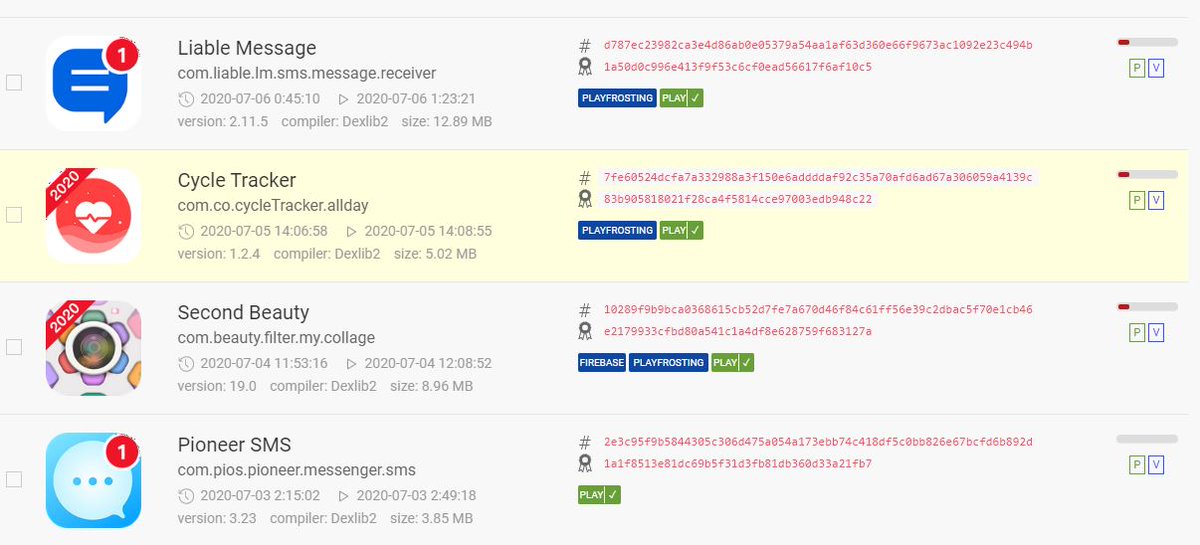 ReBensk's tweet photo. #Android #Banking #Trojan #Malware
@apklabio @virqdroid @malwrhunterteam
https://t.co/XvnGUa4Pej is helping to detect more joker Trojans from Google Play: https://t.co/L4vMAUMeJQ