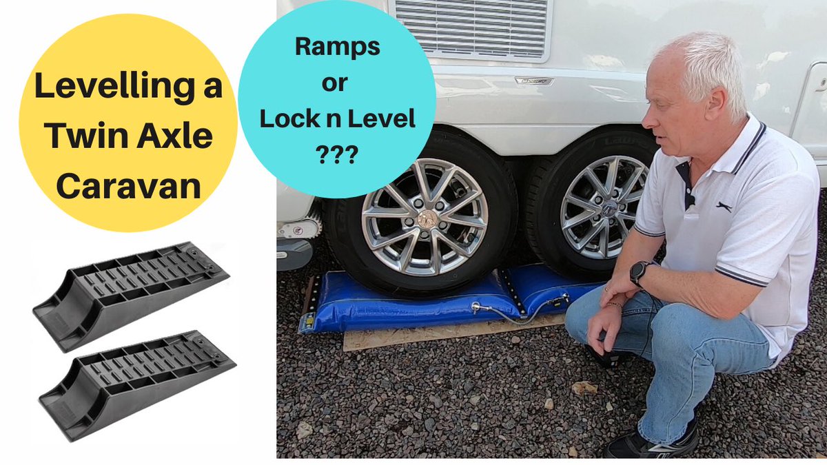 In our lastest video, Levelling a Twin Axle Caravan Using Caravan Ramps and Lock n Level System youtu.be/7QqdF6xVA_c