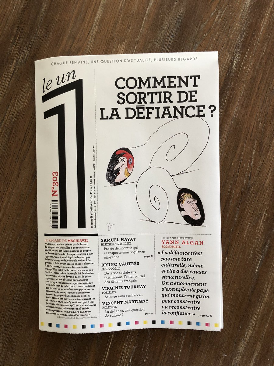 ericfotto's tweet photo. Quelle est cette France de la défiance où 66% des français estiment qu’on n’est jamais assez prudent quand on a affaire aux autres. L’analyse en profondeur de @BCautres est à lire dans @Le1hebdo sur la défiance dans notre pays. https://t.co/kEhQ83yMcd