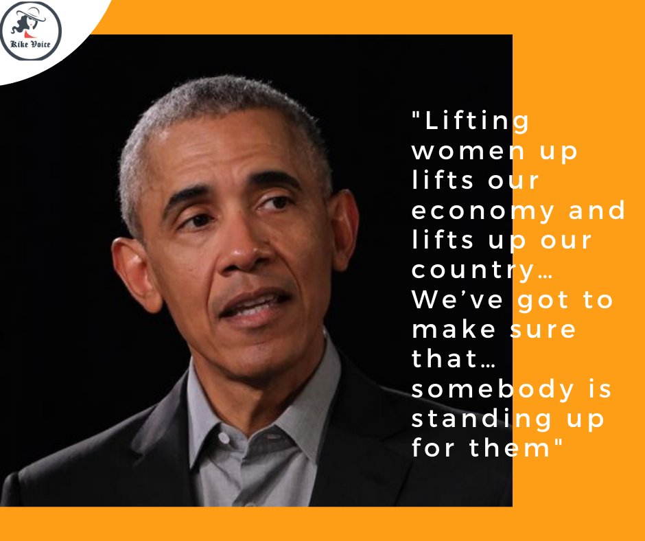 KikeVoice's tweet photo. #MCM 
The Obama administration penned strategies and policies that aimed at removing girls and women from marginal space to place them at the center of development. 

He ensured the right of women and girls were not sidelined during peace talks. https://t.co/ZxGOx0fuip