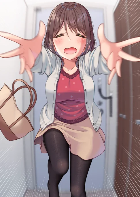 うええ～ん!?
今日は一段とお仕事大変だったよ～…はやくぎゅってして～! 
