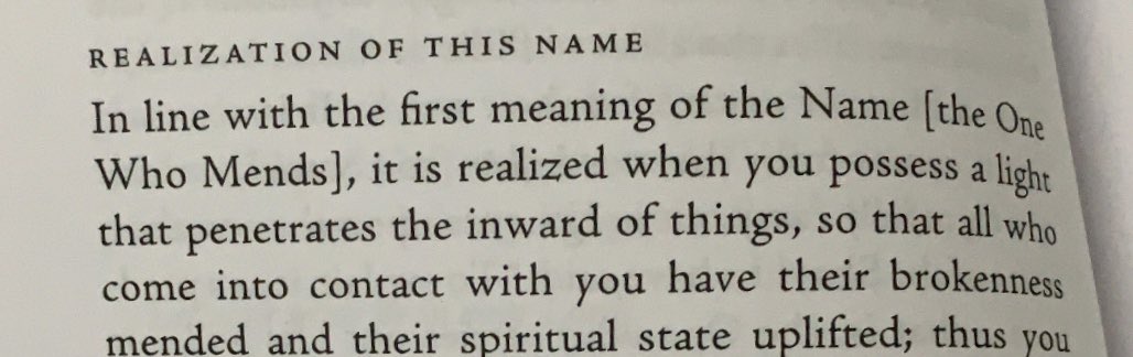 jinan_y's tweet photo. Beautiful reflections from Ibn Ajiba’s explanation of the Divine names and attributes. May Allah make us of those who mend. https://t.co/tbaHhoHe8s