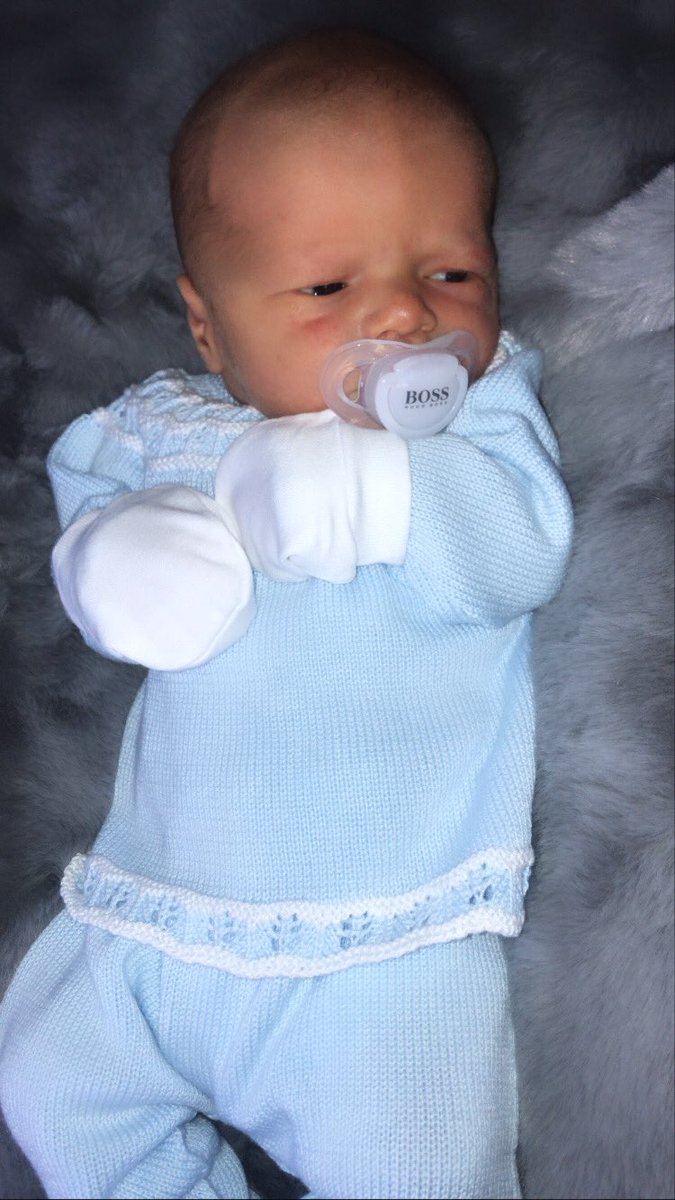 Welcome to this crazy world my beautiful baby boy Sinatra cuddy-smithson 💙 1/07/2020