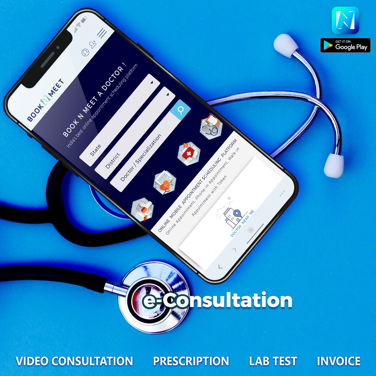 booknmeet's tweet photo. Let's practice social distancing. Digital Enabling with BOOKNMEET for e-Consultation. 
https://t.co/oHozV2g35m  

#booknmeet #econsultation #eprescription #doctor #videoconsultation #queue #token #queuemanagement  #qstat #qstatco #adspot https://t.co/PcpnMAMq4r