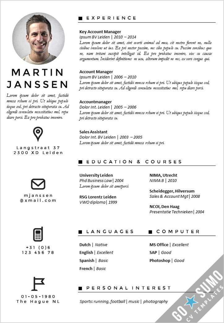 Free Cv For Job In Netherlands