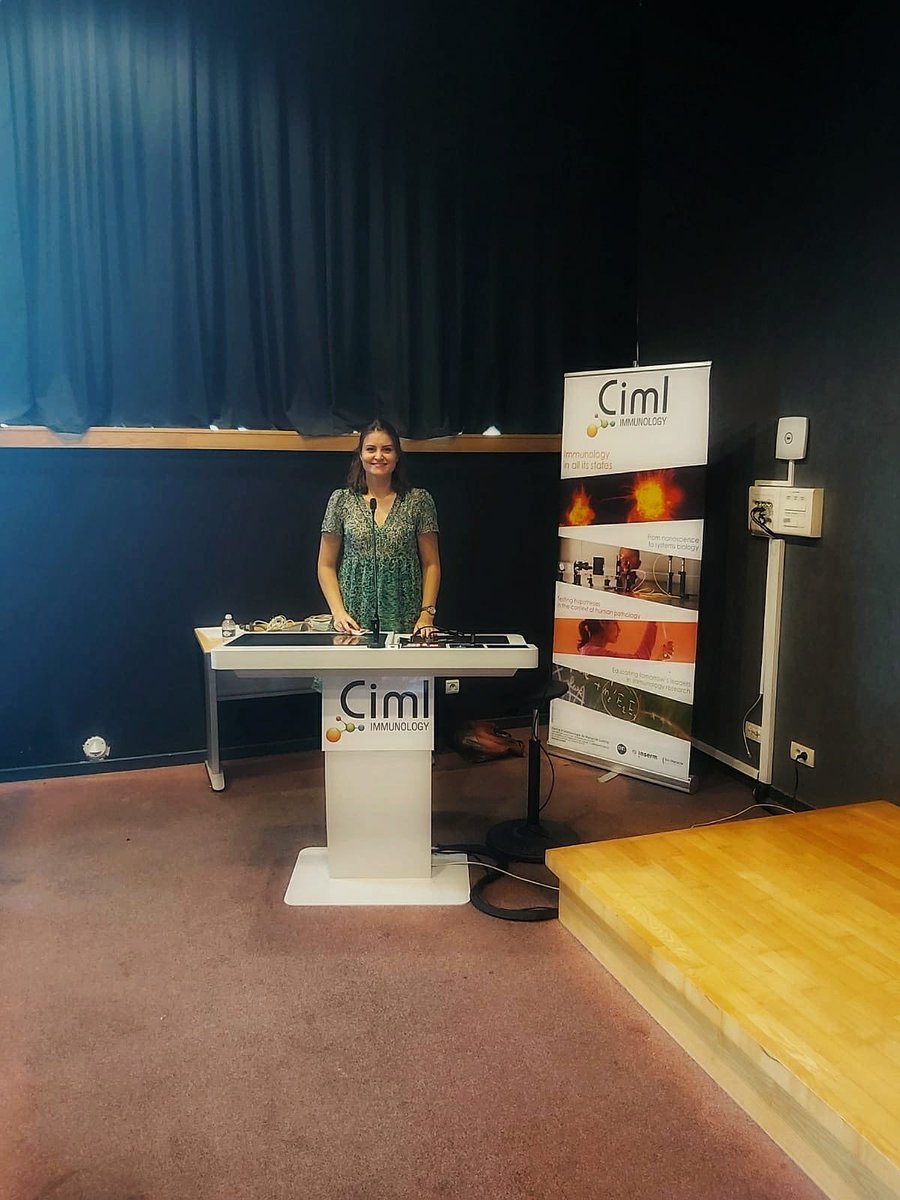 AdelineCrinier's tweet photo. Finally got my PhD from @univamu at @CIML_Immunology  🎉
Special thanks to @EricVivier1 and Emilie Narni Mancinelli my thesis supervisors, Pierre Milpied my thesis godfather and Bertrand Escalière a great bio-informaticien 😁
@Immunopole #science #immunology #phdlife #PhD #proud https://t.co/0VK7efOJBH