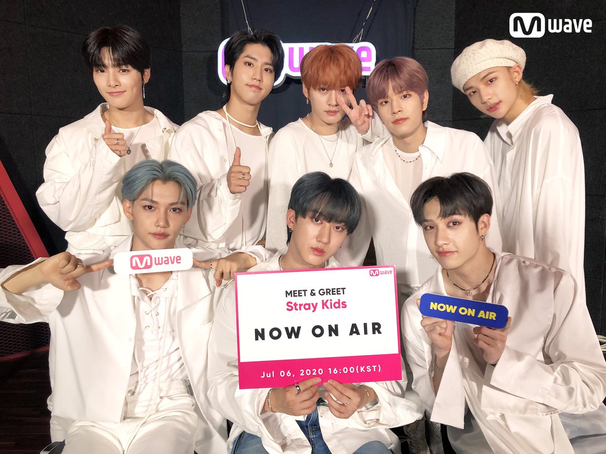 [#StrayKids M&G] NOW ON AIR📺

Just 10 minutes left @Stray_Kids's MEET&GREET⏲️
Get ready to enjoy it?

▶bit.ly/MNG_SKZ

#Mwave #MEETnGREET #스트레이키즈