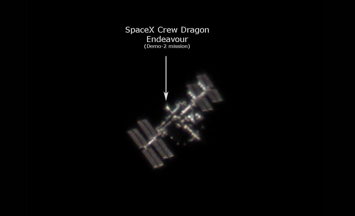 spacestationguy's tweet image. Single frame #ISS processed in PS.
Also @SpaceX&apos;s second Crew Dragon (Endeavour) spacecraft that ever made it to space, this time with @AstroBehnken &amp;amp; @Astro_Doug on board
@elonmusk @FelixSchlang @MarcusHouseGame @Teslarati @VirtualAstro @universetoday @Astroguyz @TheAstroShake