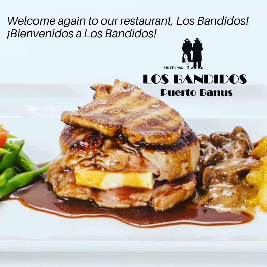 Bandidosbanus's tweet photo. Welcome again to our restaurant Los Bandidos.
34 years of history in Puerto Banus.
International Classic Cuisine...
Reservations on 952 81 59 15

Bienvenidos de nuevo a Los Bandidos.
34 años de historia en Puerto Banús.
Cocina Clásica Internacional...
Reservas en el 952 81 59 15 https://t.co/LdBFPb4PBT
