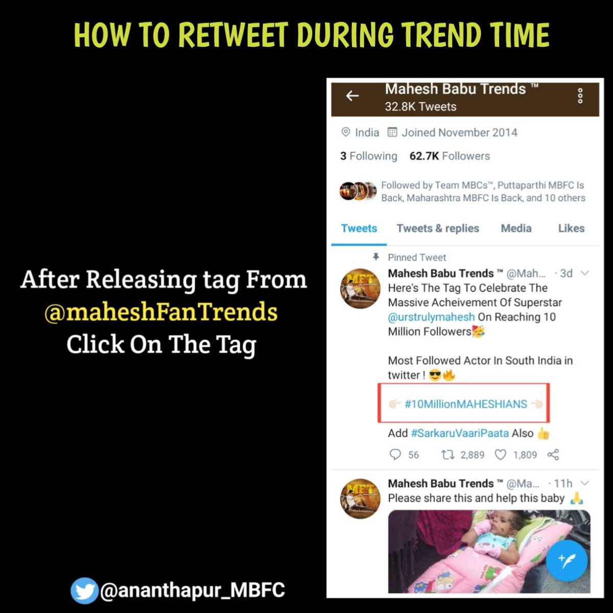 How To Retweet The Tweets during Trend Time  @urstrulyMahesh  #SarkaruVaariPaata  #MaheshBabu