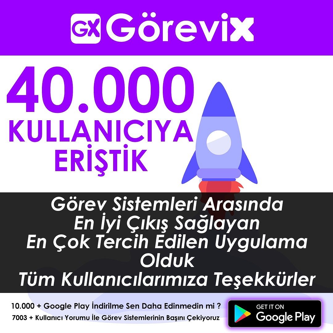 gorevixcom's tweet photo. Görevix | Para Kazanmanın Kolay Yolu.
.
.
.
.
#dekont
#ekis
#ekkazanc 
#ekgelir 
#parakazanmak 
#parakazanma
#gorevix
#görevix
#evhanimi 
#ekişimkanı 
#ekkazanç
#ekişilanları
#internettenparakazan
#winwin 
#evdekal 
#evdekaltürkiye 
#hayatevesığar
#evdebereketvar https://t.co/C96J1FGVl1