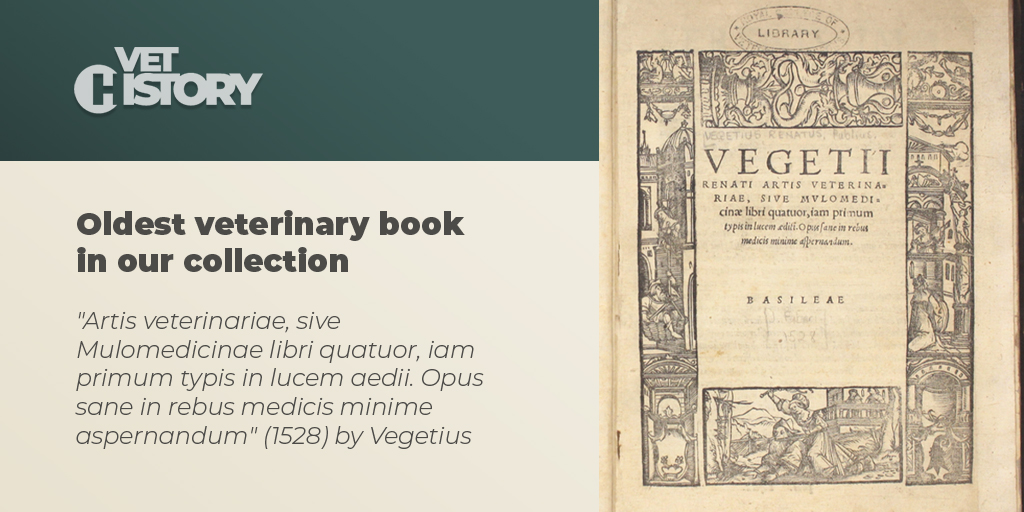 RCVSKnowledge's tweet image. In celebration of our Digital Collections this week, what’s a better place to start than with the oldest veterinary book in our collection? It dates back to 1528! #vetarchives

Get a closer look on our website: bit.ly/OldestVeterina…