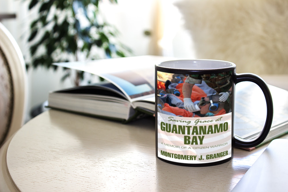 mjgranger1's tweet photo. How about a nice hot cup of GITMO? https://t.co/upZ72LHGja "Saving Grace at Guantanamo Bay: A Memoir of a Citizen Warrior" - A REAL #Gitmo Story. #VeteranAuthor #Nonfiction 🇺🇸 https://t.co/mv1OOyOr5G