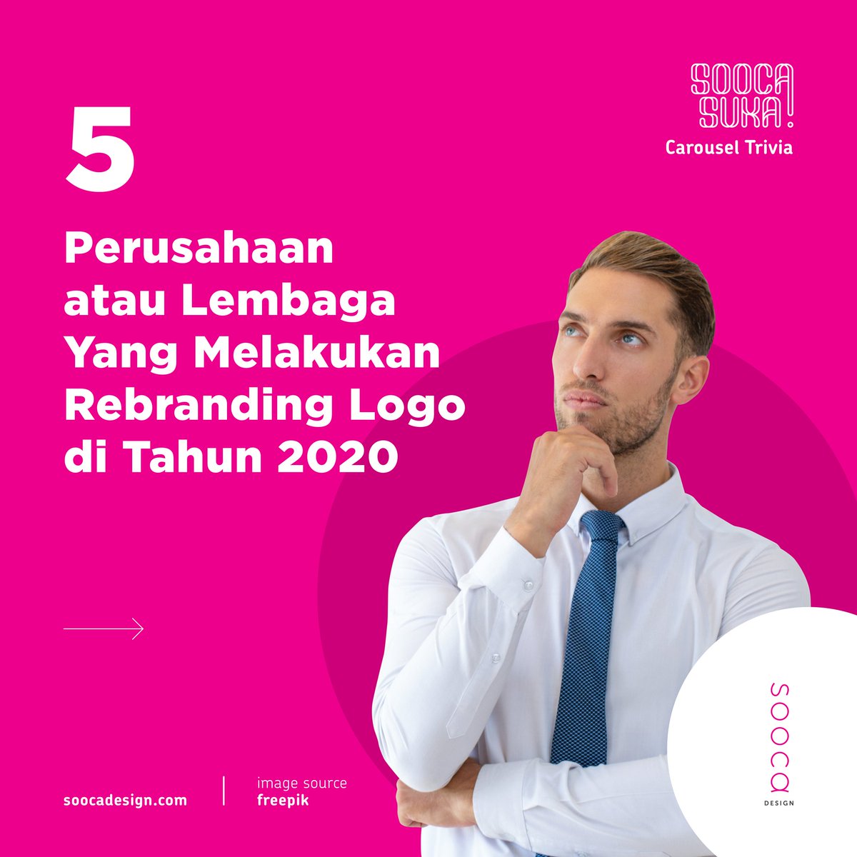 soocadesign's tweet photo. 5 Perusahaan / Lembaga yang Melakukan Rebranding Logo 

A thread~

#soocadesign #rebranding #logodesign https://t.co/gSUR8XfQ2R