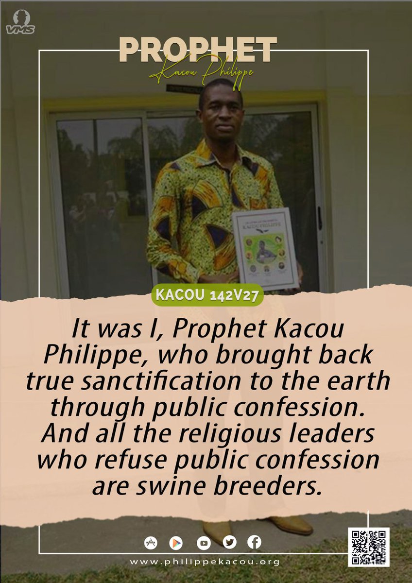 brouabe's tweet image. 🇬🇧#Download: The app "Prophet Kacou Philippe (Official)" on Google and App store or prophetekacou.en.aptoide.com/app or go to: philippekacou.org/en