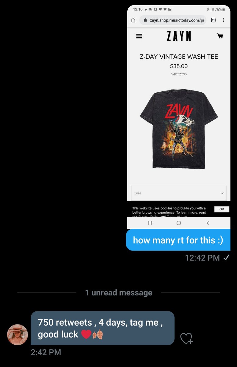 zaynberryx's tweet photo. hi guys please help me get 750 retweets please 🥺 i badly want this shirt 🥺 @aprilsmerch ❤ https://t.co/ZwmuaFSKfA