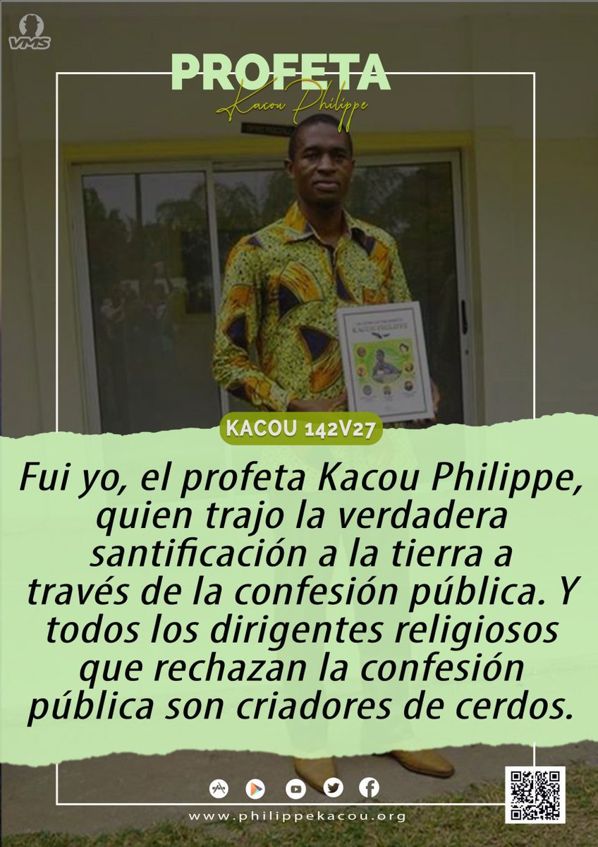 brouabe's tweet image. 🇪🇸#Descarguen: La ap. "Profeta Kacou Philippe (Oficial)" en Google Play o App store o prophetekacou.es.aptoide.com/app o vayan a: philippekacou.org/es