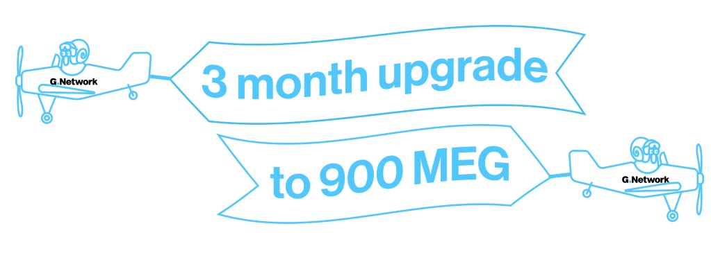 As London businesses reopen, we're here to get you upgraded to 100% full fibre.  

Get 900 MEG for 3 months as well as a 3 month Satisfaction Guarantee with all tariffs, that should help get things moving 🐌

Find out more at G.Network or call us on 0800 033 4003