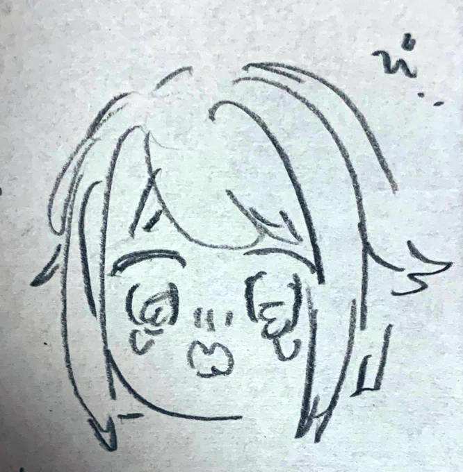 なんか紙の隅にいたしののん 