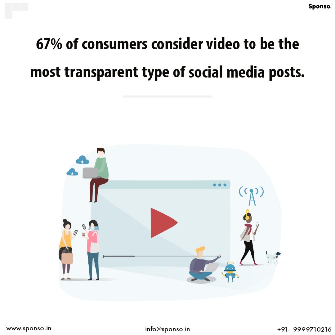 Sponso3's tweet photo. A video definitely says a lot more than a static post could ever say!

#influencermarketing #influencers #digitalmarketing #socialmediamarketing #brandcommunication #Instagram #engagement #marketingstrategy #advertising #marketers #campaign #sponso #business #success #people #edu https://t.co/P9WiMJi2v6