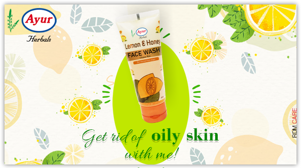 ayur lemon and honey face wash